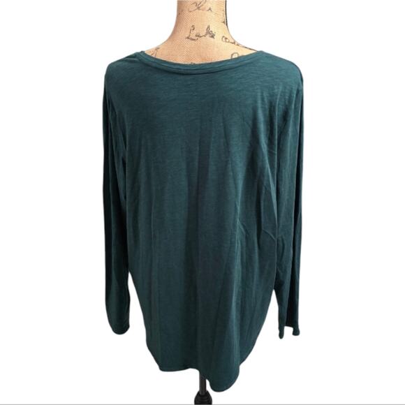 Tahari‎ Hunter Green Women's Cozy Long Sleeve Top Plus Size XXL NEW - Picture 4 of 7